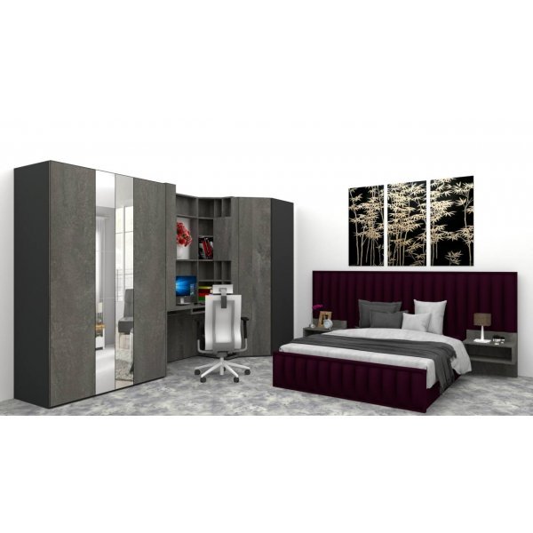 A Dormitor DIVINO 160 x 200 x 240 cm  ST Kronos 03 / K352