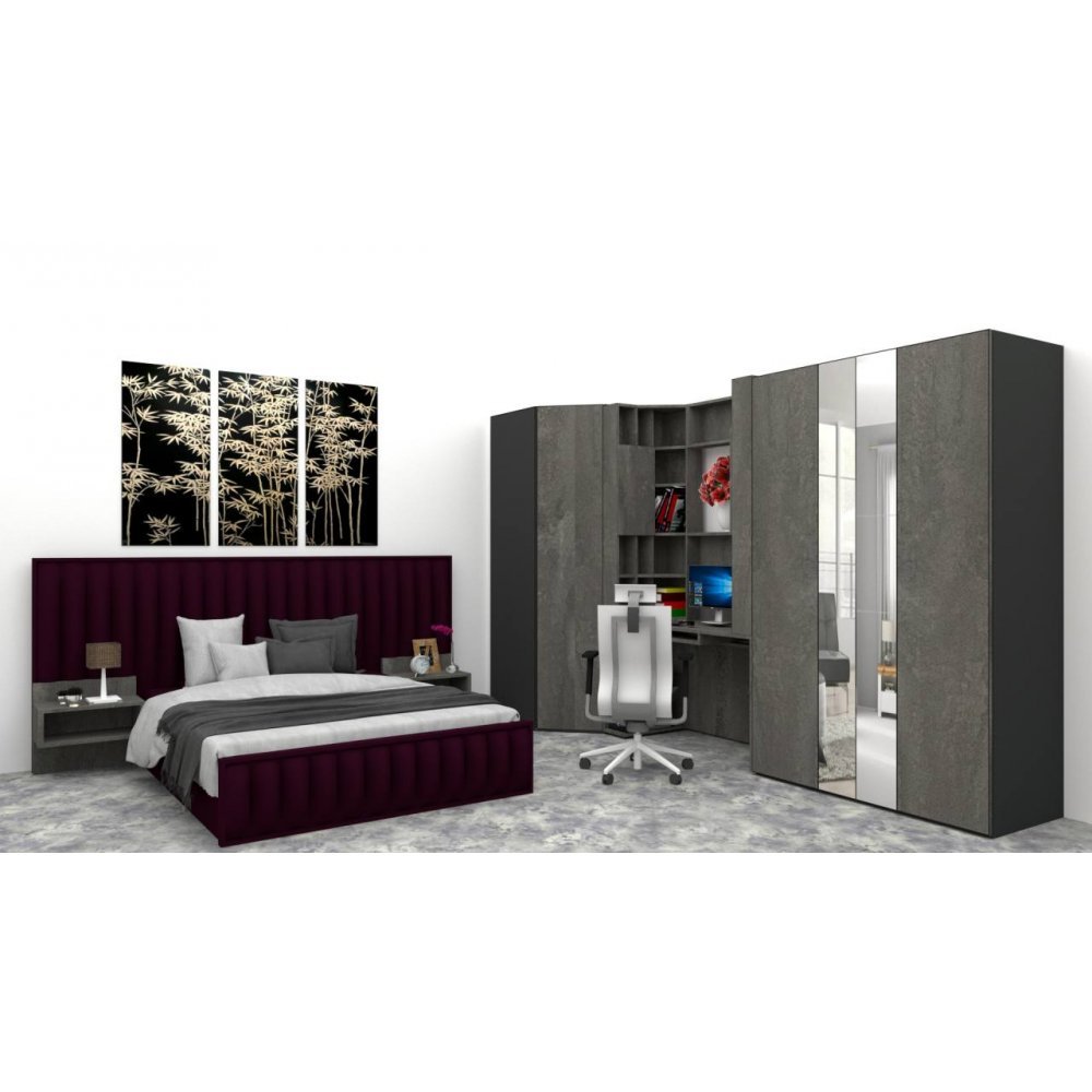 A Dormitor DIVINO 180 x 200 x 240 cm  DR Kronos 03 / K352