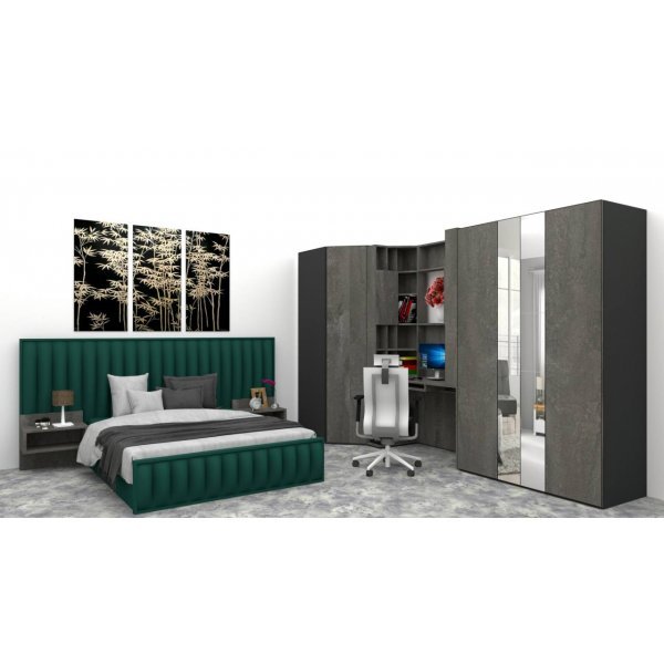 A Dormitor DIVINO 180 x 200 x 240 cm  DR Kronos 04 / K352