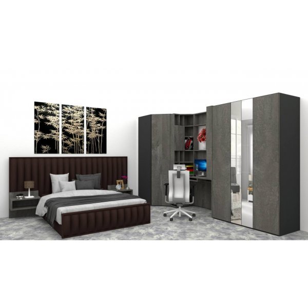 A Dormitor DIVINO 180 x 200 x 240 cm  DR Kronos 06 / K352