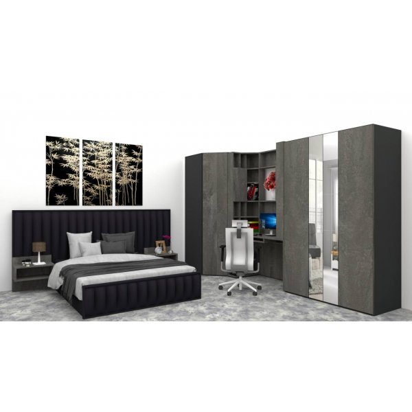 A Dormitor DIVINO 180 x 200 x 240 cm  DR Kronos 07 / K352