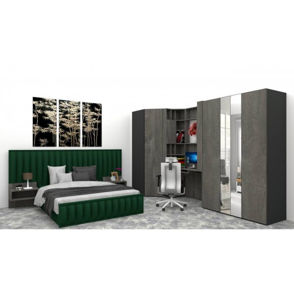 A Dormitor DIVINO 180 x 200 x 240 cm  DR Kronos 19 / K352