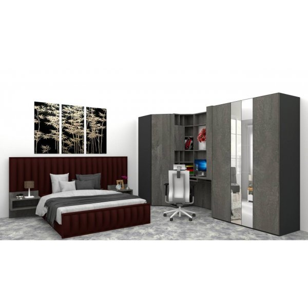 A Dormitor DIVINO 180 x 200 x 240 cm  DR Kronos 20 / K352