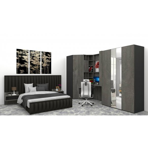 A Dormitor DIVINO 180 x 200 x 240 cm  DR Kronos 34 / K352