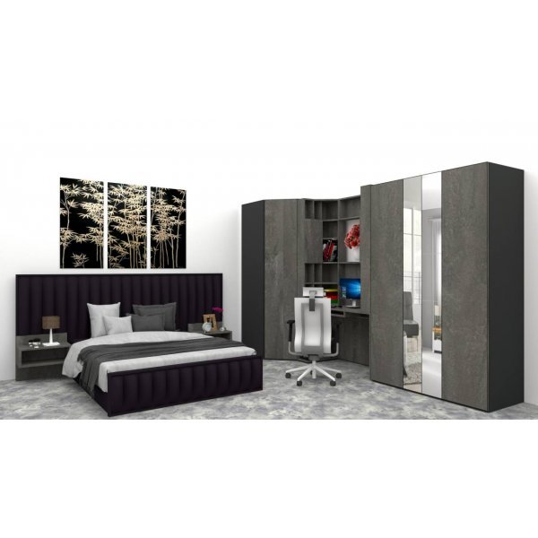 A Dormitor DIVINO 180 x 200 x 240 cm  DR Kronos 37 / K352