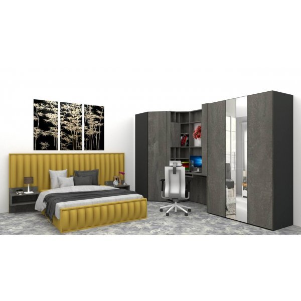 A Dormitor DIVINO 180 x 200 x 240 cm  DR Rico 10 / K352