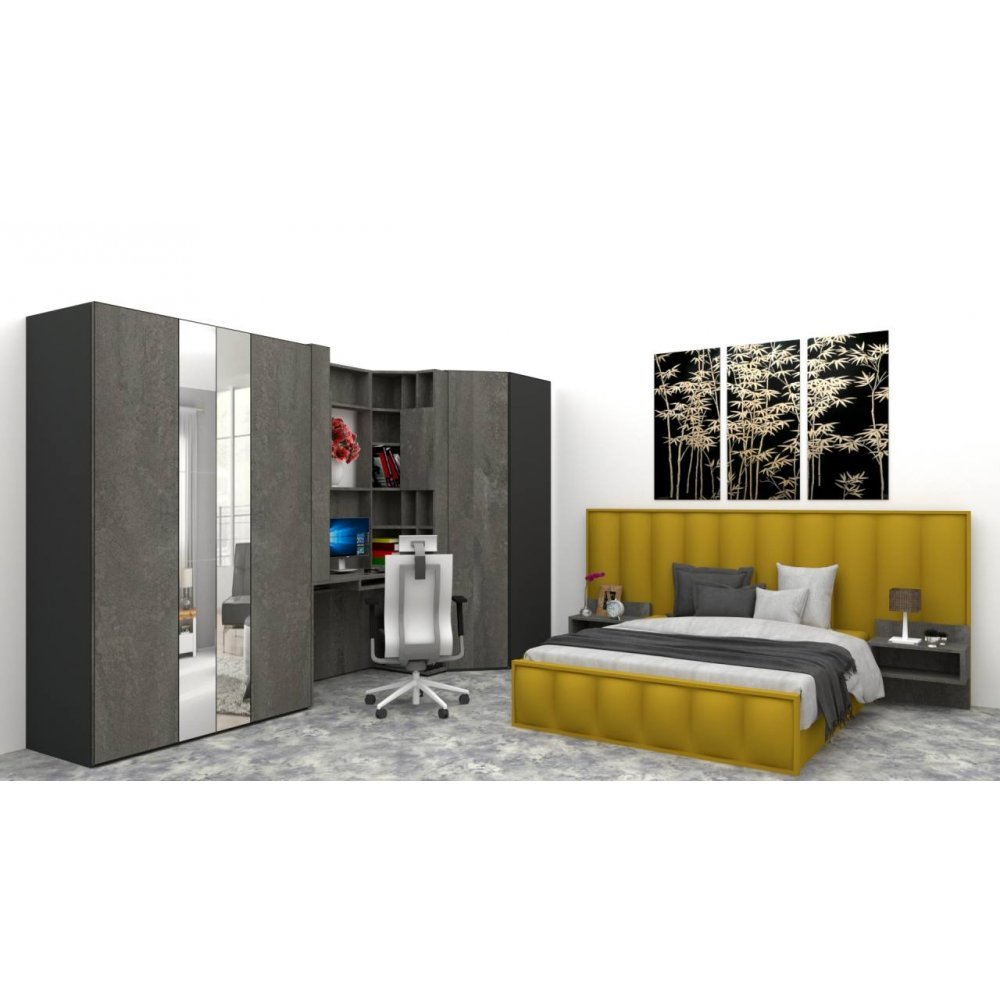 A Dormitor ARMY 160 x 200 cm  ST Kronos 11 / K352
