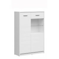 Vitrina NEPO REG1D1W/90 BI