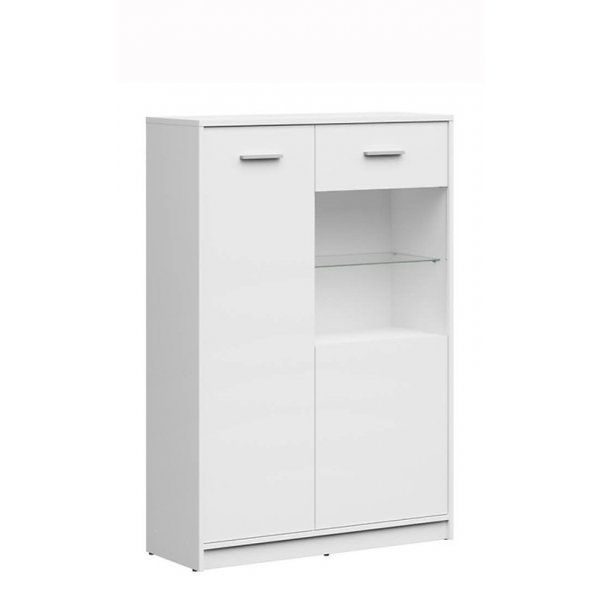 Vitrina NEPO REG1D1W/90 BI