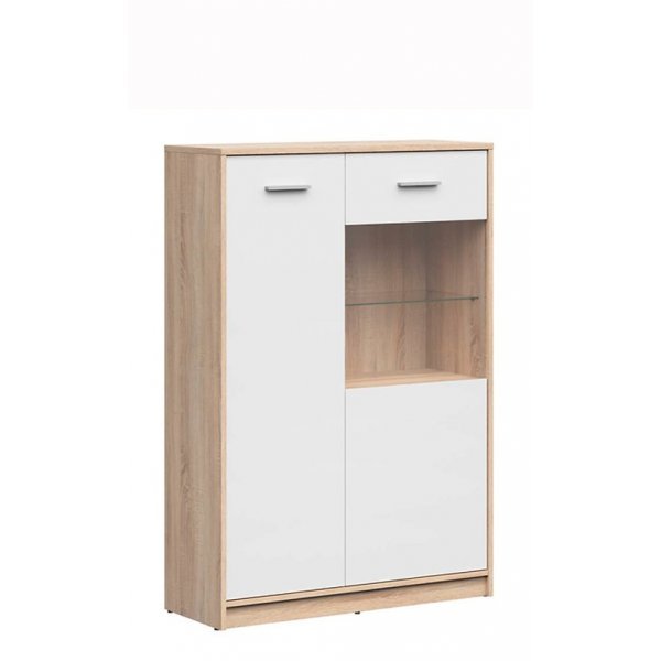 Vitrina NEPO REG1D1W/90 DSO/BI