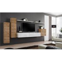 Living SWITCH LAMEL 1 WTWL SW 1 Genarom AM Stejar Wotan Lamel / Alb Lucios
