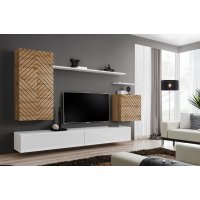 Living SWITCH LAMEL 2 WTWL SW 2 Genarom AM Stejar Wotan Lamel / Alb Lucios