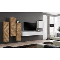 Living SWITCH LAMEL 3 WTWL SW 3 Genarom AM Stejar Wotan Lamel / Alb Lucios