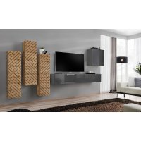 Living SWITCH LAMEL 3 WTGL SW 3 Genarom AM Stejar Wotan Lamel / Grafit Lucios