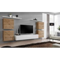 Living SWITCH LAMEL 4 WTWL SW 4 Genarom AM Stejar Wotan Lamel / Alb Lucios
