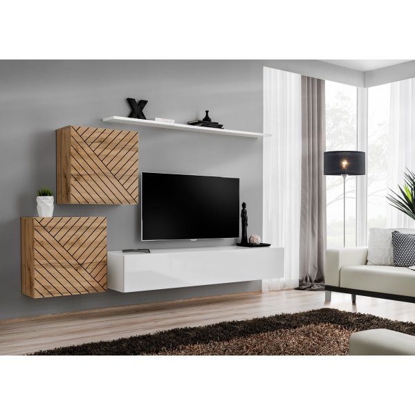 Living SWITCH LAMEL 5 WTWL SW 5 Genarom AM Stejar Wotan Lamel / Alb Lucios