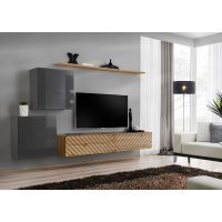 Living SWITCH LAMEL 5 GWTL SW 5 Genarom AM Grafit Lucios / Stejar Wotan Lamel
