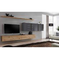 Living SWITCH LAMEL 7 WTGL SW 7 Genarom AM Stejar Wotan Lamel / Grafit Lucios