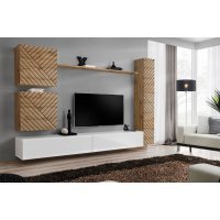 Living SWITCH LAMEL 8 WTWL SW 8 Genarom AM Stejar Wotan Lamel / Alb Lucios