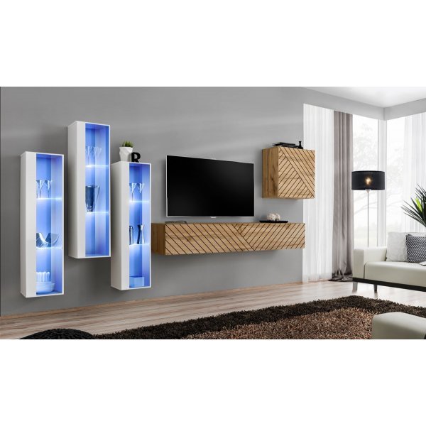 Living SWITCH 13 WWTL SW 13 Genarom AM Alb Lucios / Stejar Wotan Lamel