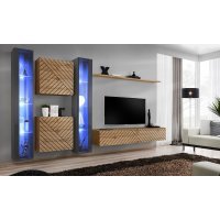 Living SWITCH LAMEL 16 GWTL SW 16 Genarom AM Grafit Lucios / Stejar Wotan Lamel