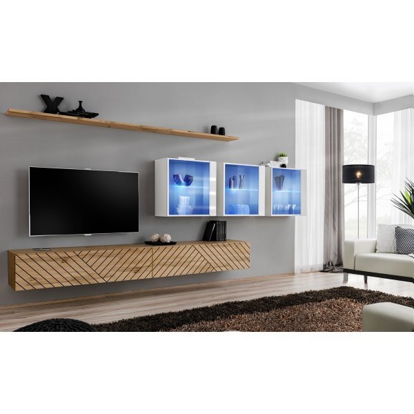Living SWITCH LAMEL 17 WTWL SW 17 Genarom AM Stejar Wotan Lamel / Alb Lucios