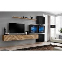 Living SWITCH LAMEL 19 WTSL SW 19 Genarom AM Stejar Wotan Lamel / Negru Lucios