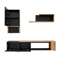Living MAZE II ZWT MZ2 Genarom AM Negru / Stejar Wotan