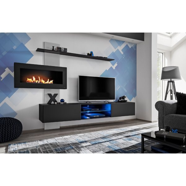 Living FLAME B ZPG FLB Genarom AM Negru / Gri Perlat
