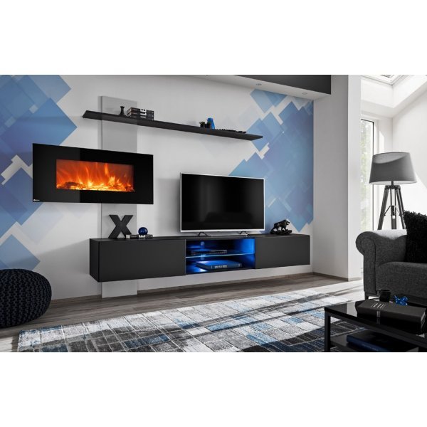 Living FLAME E ZPG FLE Genarom AM Negru / Gri Perlat
