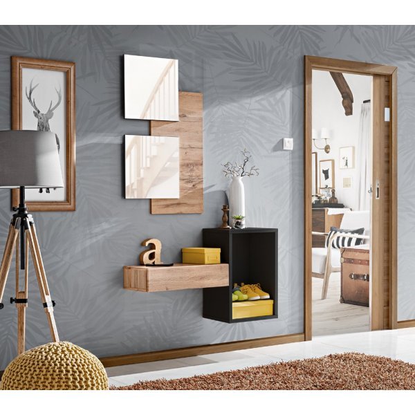 Set Cuier EASY I WTZ EY1 Genarom AM Stejar Wotan / Negru