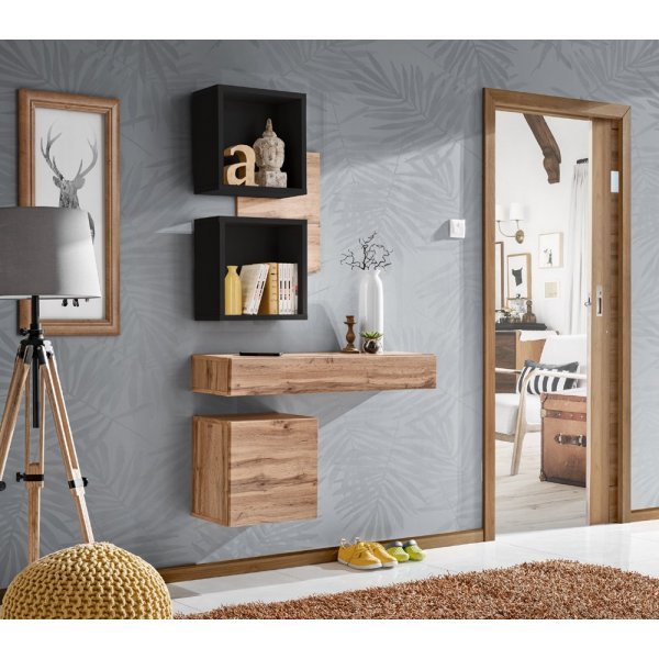 Set Cuier EASY III WTZ EY3 Genarom AM Stejar Wotan / Negru