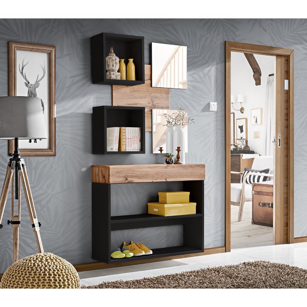 Set Cuier EASY IV WTZ EY4 Genarom AM Stejar Wotan / Negru