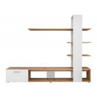Living ECO WTW EC Genarom AM Alb Mat / Stejar Wotan
