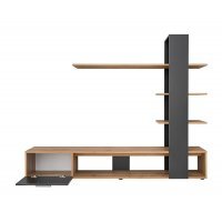 Living ECO WTZ EC Genarom AM Negru Mat / Stejar Wotan