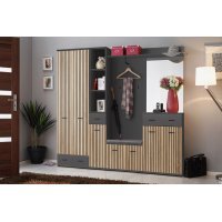 Set Cuier MARCO IV ANAS MC4+P Genarom AM Antracyt / Stejar Artisan Lamel