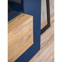 Living MARINO BFS MR Genarom AM Stejar Flagstaff / Albastru Inchis