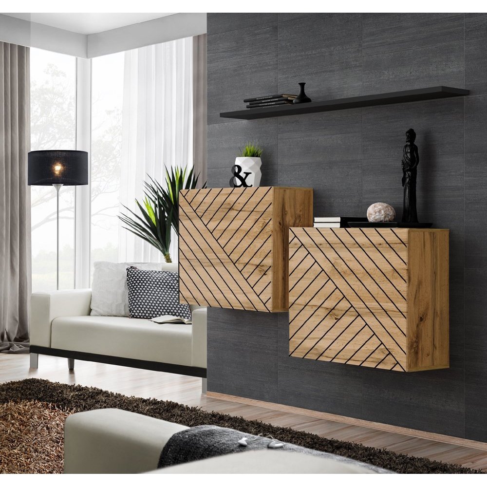 Living SWITCH LAMEL SB I WTSL SW SB1 Genarom AM Stejar Wotan Lamel / Negru