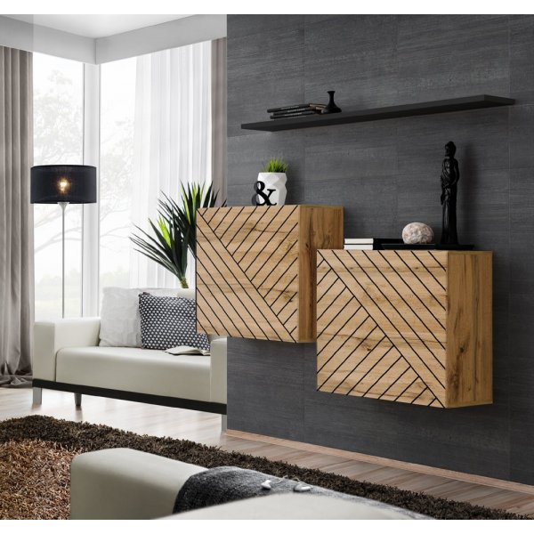 Living SWITCH LAMEL SB I WTSL SW SB1 Genarom AM Stejar Wotan Lamel / Negru