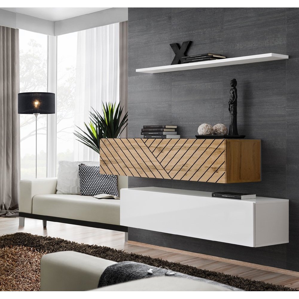 Living SWITCH LAMEL SB II WTWL SW SB2 Genarom AM Stejar Wotan / Alb Lucios
