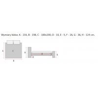 Pat Tapitat ASPEN VELVET 180 Genarom SN Bluvel 14 / Gri