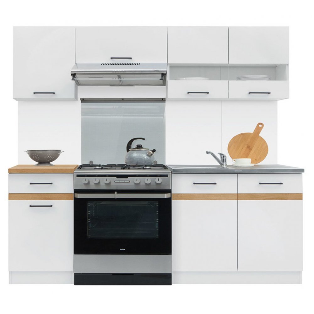 Bucatarie JUNONA LINE C decor BI/BIP/DCRZ