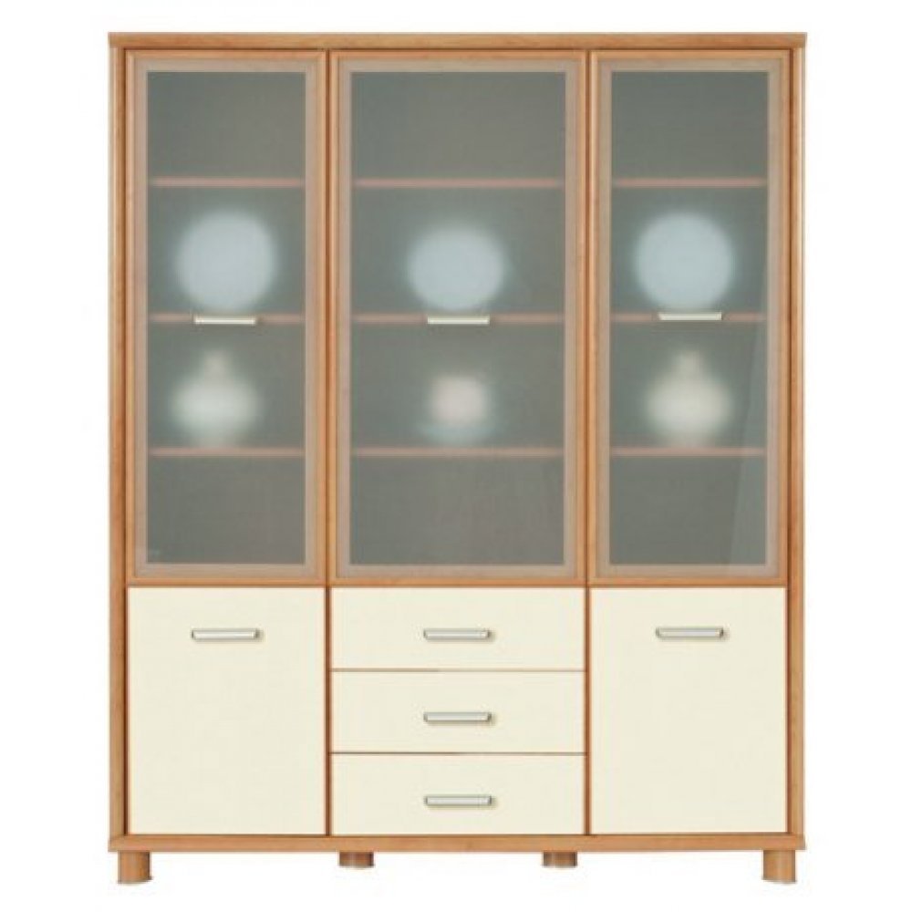 Vitrina SYRIUSZ X3W2D3S 20/16 Artar Strassburg/ Vanilie Outlet