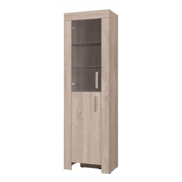 Vitrina CEZAR 5 ST Stejar Sonoma