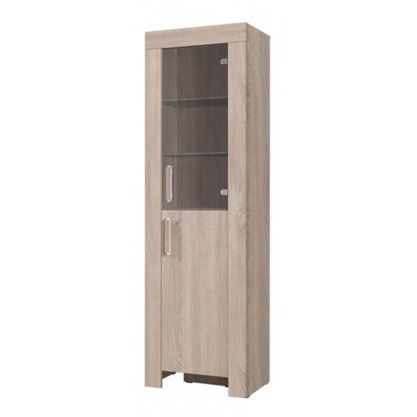 Vitrina CEZAR 6 DR Stejar Sonoma