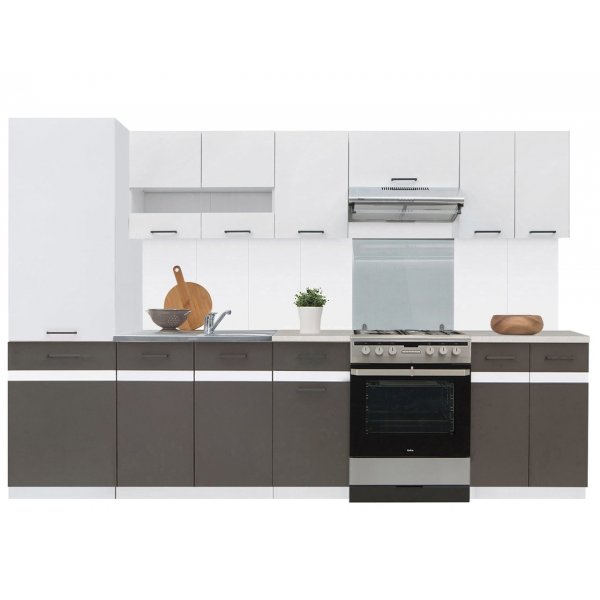 Bucatarie JUNONA LINE 3A2 decor BI/BIP/SZW/INC