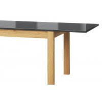 Masa extensibila KAMA 40 Stejar Camargue / Negru Lucios