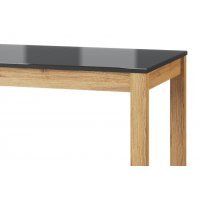 Masa extensibila KAMA 40 Stejar Camargue / Negru Lucios