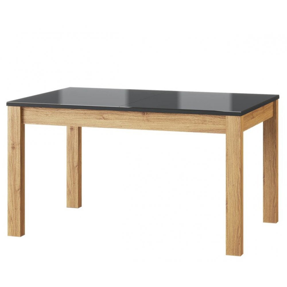 Masa extensibila KAMA 40 Stejar Camargue / Negru Lucios