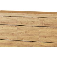 Comoda KAMA 45 Stejar Camargue / Negru